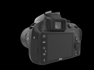 dslr d3400 dual kit 3D मॉडल