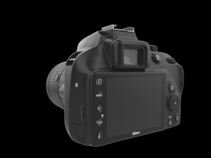 dslr d3400 dual kit 3D मॉडल