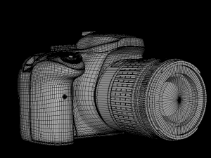dslr d3400 dual kit 3D मॉडल