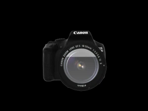 eos 1300d double zoom 18mp camera 3D Model