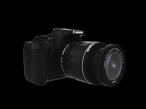 eos 1300d double zoom 18mp camera 3D Model
