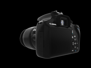 eos 1300d double zoom 18mp camera 3D-Modell