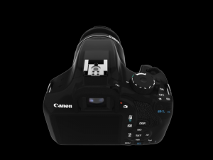eos 1300d double zoom 18mp camera 3D-Modell