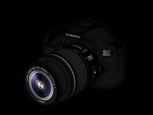 eos 1300d double zoom 18mp camera 3D Model