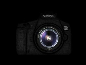 eos 1300d double zoom 18mp camera 3D Model