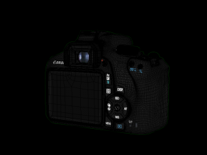 eos 1300d double zoom 18mp camera 3D-Modell