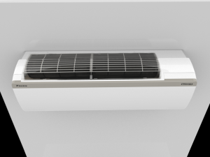 etkp35s 1ton inverter air conditioner white Modelo 3D