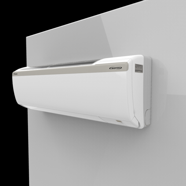 inverter air conditioner 3D Model in Household Appliances 3DExport