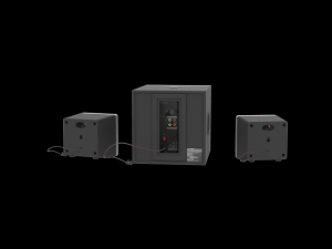 fenda a150x pc speakers black 3D मॉडल