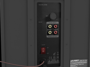 fenda a150x pc speakers black 3D मॉडल