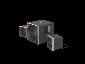 फेंडा ए150एक्स पीसी स्पीकर काला 3D मॉडल