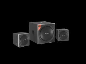 fenda a150x pc speakers black 3D मॉडल