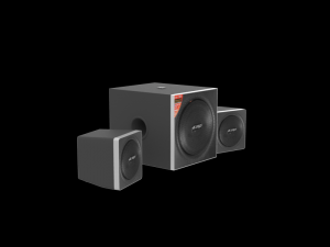 fenda a150x pc speakers black 3D मॉडल