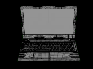 laptop g50 black 3D Model