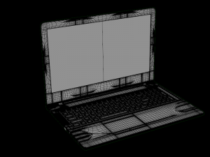 laptop g50 black 3D Model