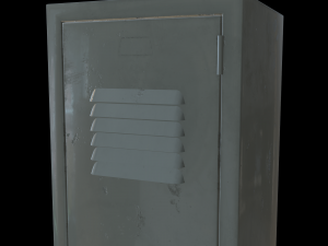 School locker 3D मॉडल