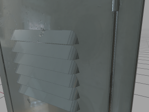 School locker 3D मॉडल
