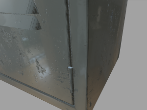 School locker 3D मॉडल