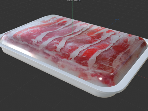 Beef Slice 500 Gram Modelo 3D