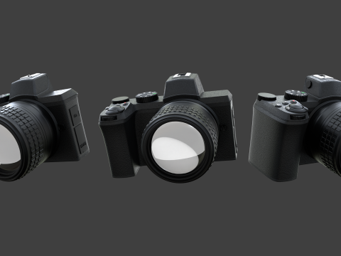Camera DSLR EOS 1303 3D Model