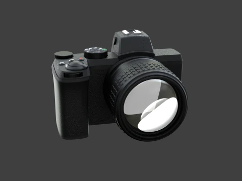 Camera DSLR EOS 1303 3D Model