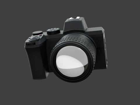 Camera DSLR EOS 1303 3D Model