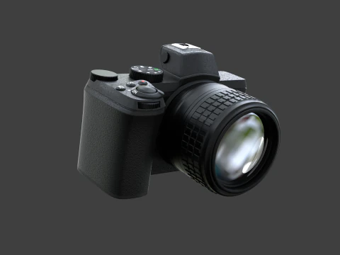 Camera DSLR EOS 1303 3D Model