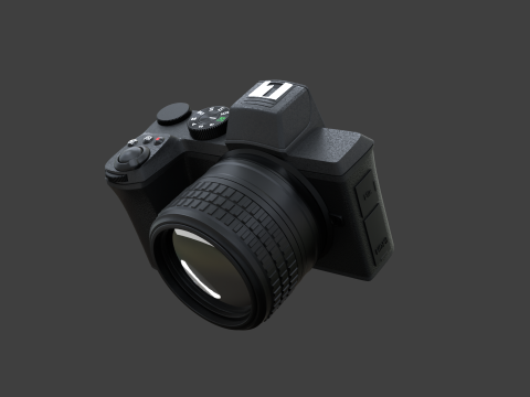 Camera DSLR EOS 1303 Model 3D