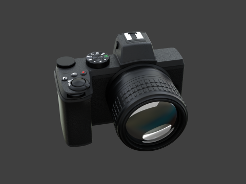 Camera DSLR EOS 1303 Model 3D