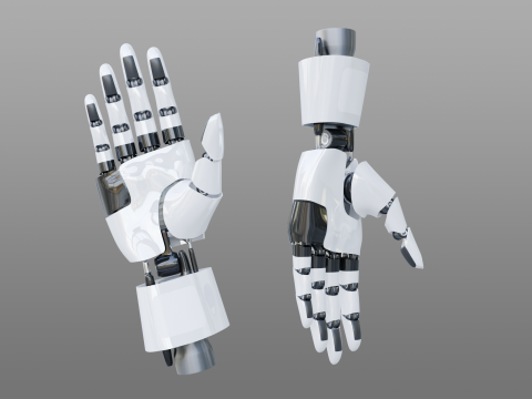 Robotic Hand 3D Model