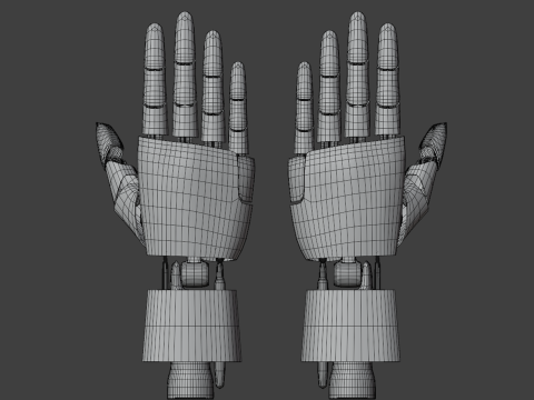 Robotic Hand 3D Model