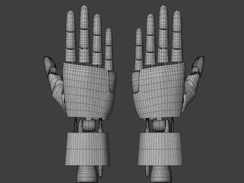 Robotic Hand 3D Model