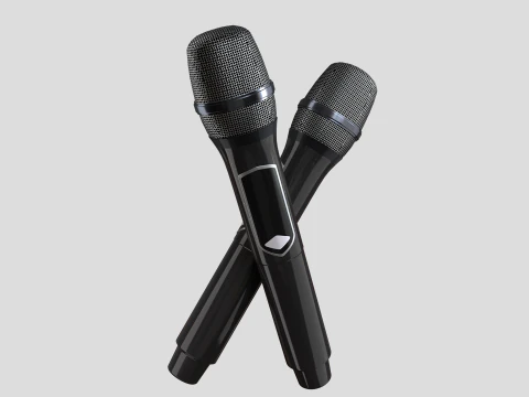 Microphone sans fil Modèle 3D