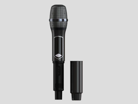 Microphone sans fil Modèle 3D