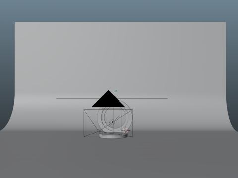 Display Podium Orange 2 3D-Modell