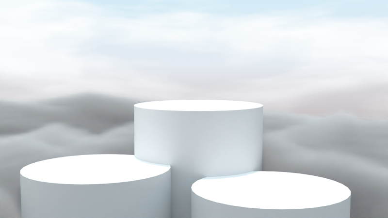 Display Podium Clouds 26041035 3D 모델 .c4d .max .obj .3ds .fbx .stl .blend 