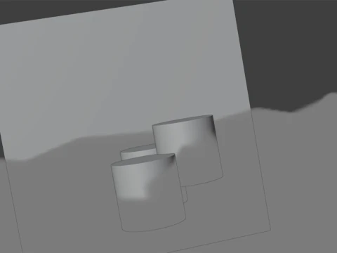 Display Podium Clouds 26041035 3D Model