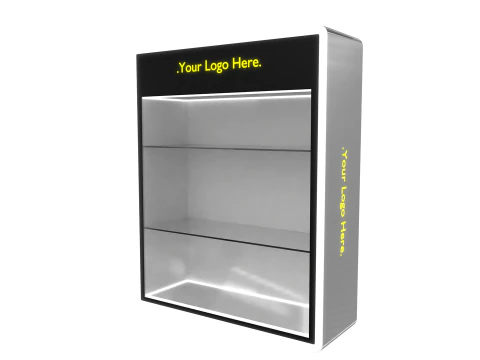 Display Mini LED Rack 5 White Glossy 3D Model