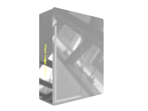 Display Mini LED Rack 5 White Glossy 3D Model