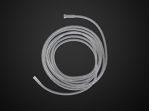 Oxygen Hose Nasal 3D Model