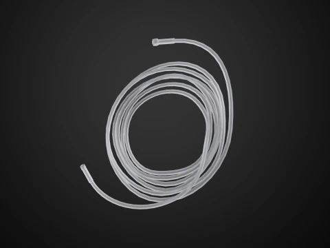 Oxygen Hose Nasal 3D Model
