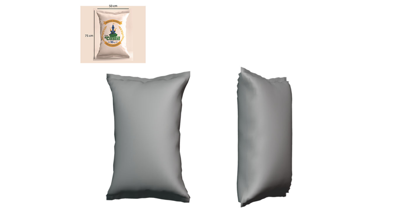 Rice Sack Mockup Modelo 3D .c4d .max .obj .3ds .fbx .stl .blend 