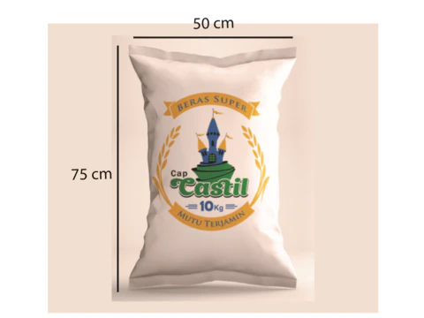 Rice Sack Mockup 3D Model