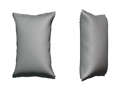 Rice Sack Mockup Modelo 3D