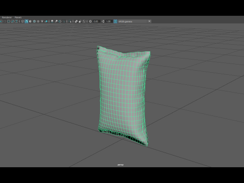 Rice Sack Mockup Modelo 3D