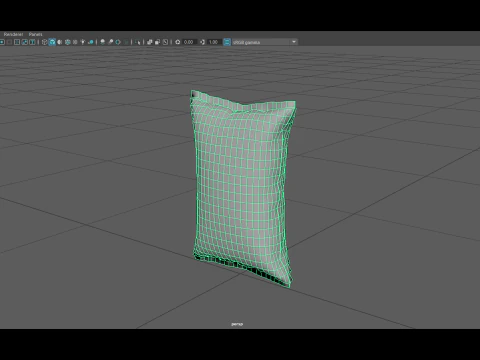 Rice Sack Mockup 3D Model