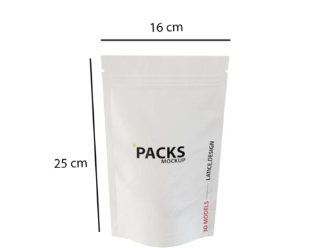 Standing Pouch Mockup Model 3D