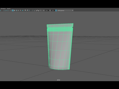 Standing Pouch Mockup Model 3D
