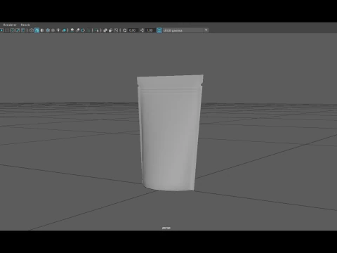 Standing Pouch Mockup 3D Model