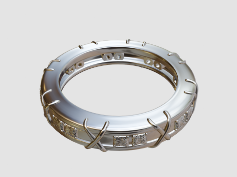 Bracelet Jewelry 6625 3D Модель